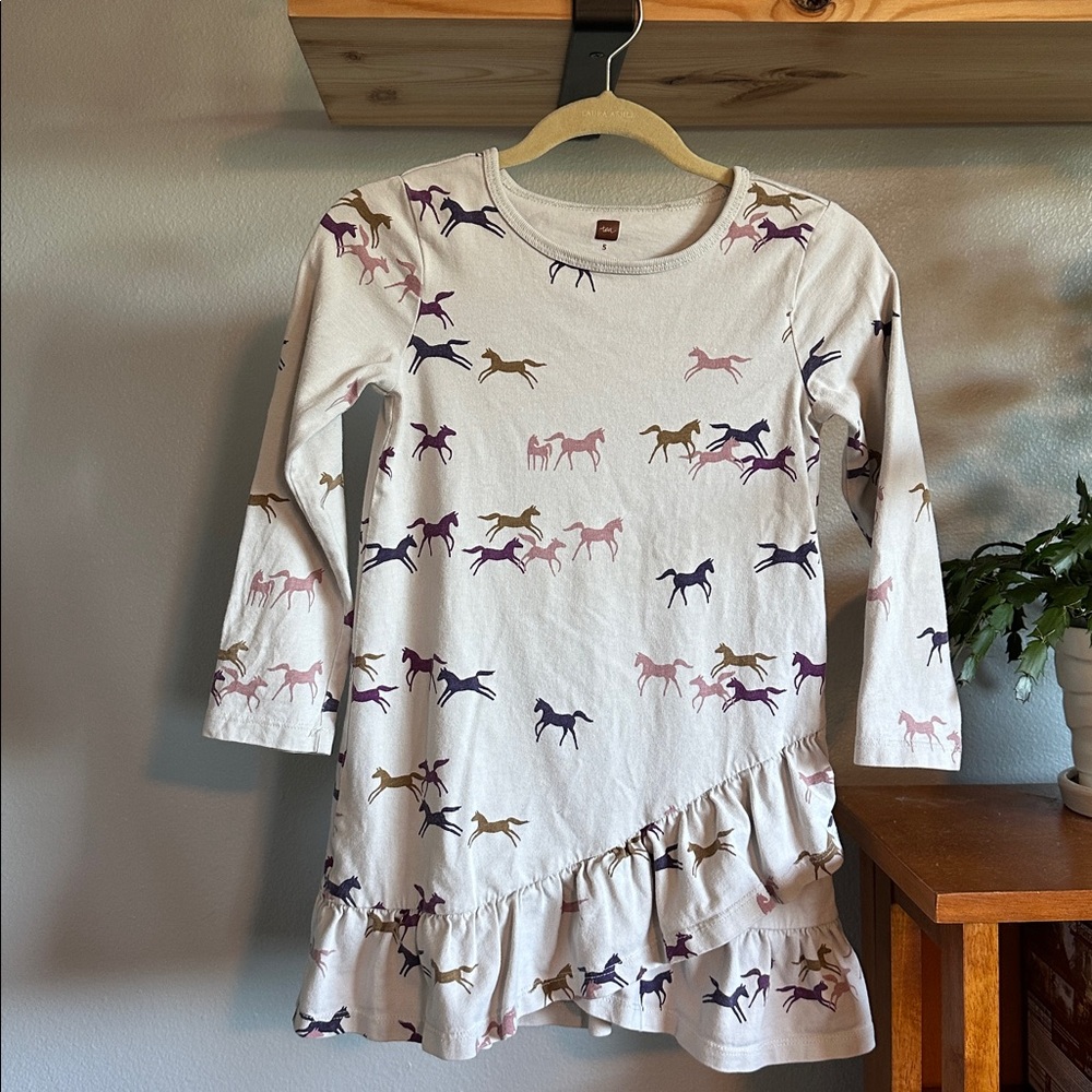 Tea Collection Horse Print Dress